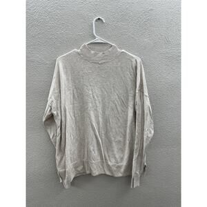 Old Navy Womens Sweater XL Brown Long Sleeve Mock Neck Knit Thin